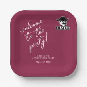 New Mexico State University Graduation 6 Paper Plate