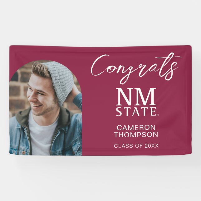 New Mexico State University Graduation Banner (Horizontal)