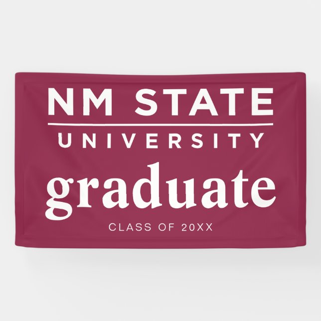 New Mexico State University Graduation Banner (Horizontal)