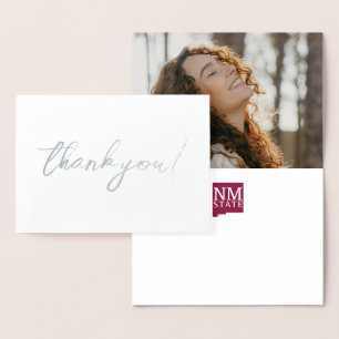 New Mexico State University Graduation Foil Card