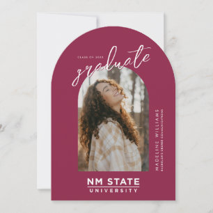 New Mexico State University Graduation Invitation