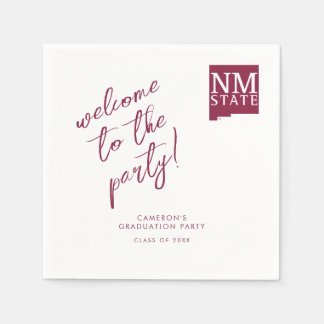 New Mexico State University Graduation Napkin