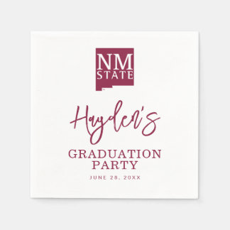 New Mexico State University Graduation Napkin