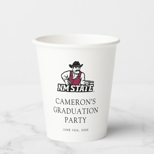 New Mexico State University Graduation Paper Cups (Front)