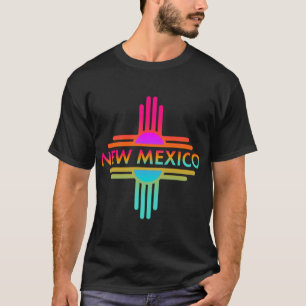 New Mexico State Zia Symbol Design Swea T-Shirt