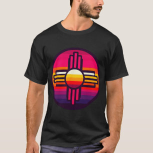 New Mexico State Zia Vintage Retro-modern Zia Symb T-Shirt