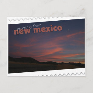 New Mexico sunset Postcard