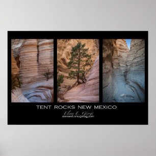 New Mexico Tent Rocks Poster