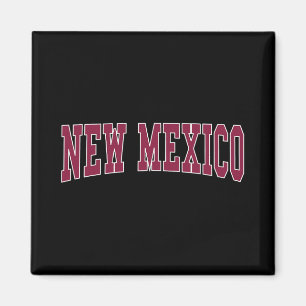 New Mexico - Throwback Design - Clic  Magnet