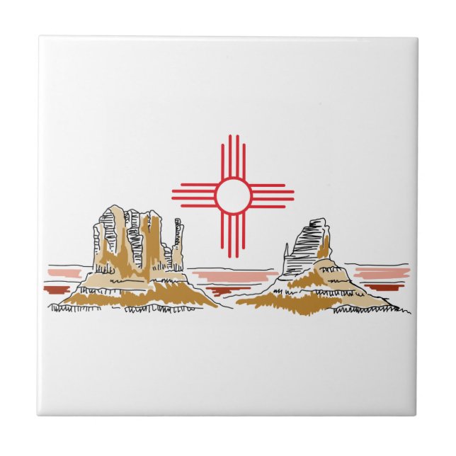 New Mexico Tile (Front)