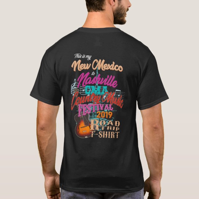 New Mexico to Nashville CMA Music Fest T-Shirts (Back)