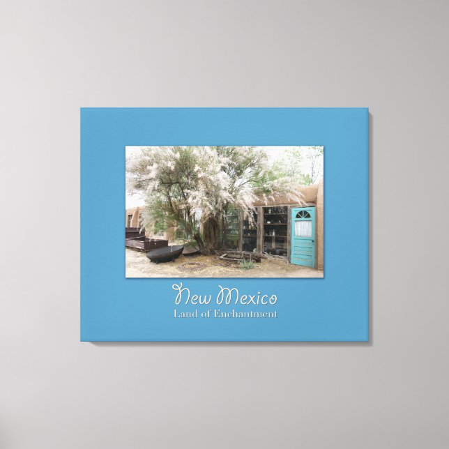 New Mexico Turquoise Trail Wrapped Canvas (Front)