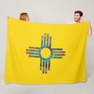 New Mexico, United States of America Fleece Blanke Blanket
