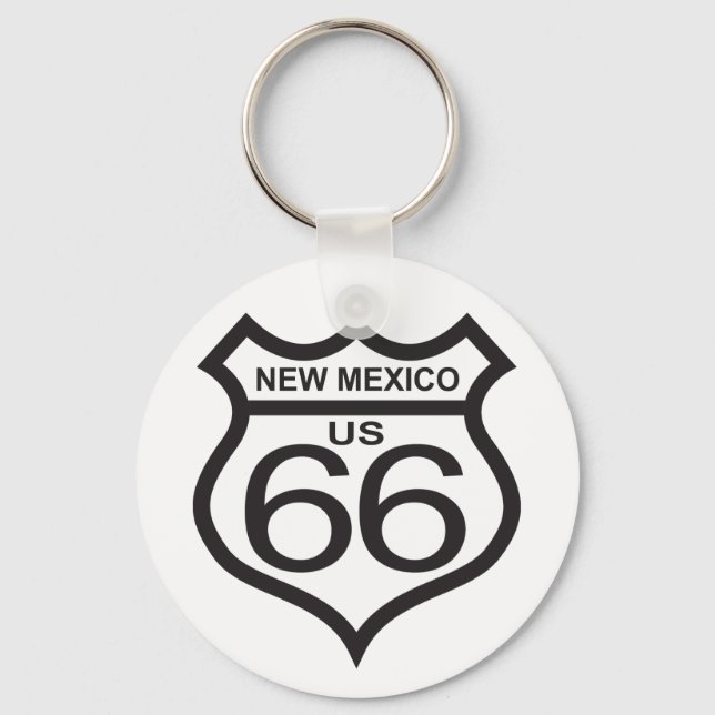 New Mexico US Route 66 Key Ring (Front)