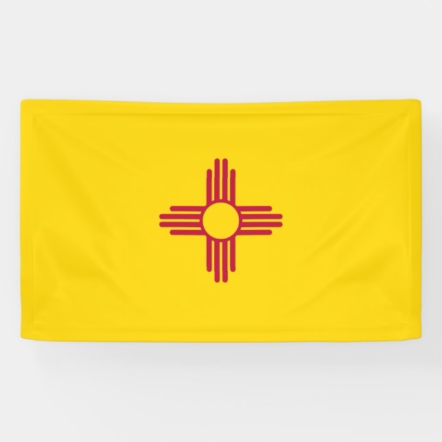 New Mexico (US State) Flag Banner (Horizontal)