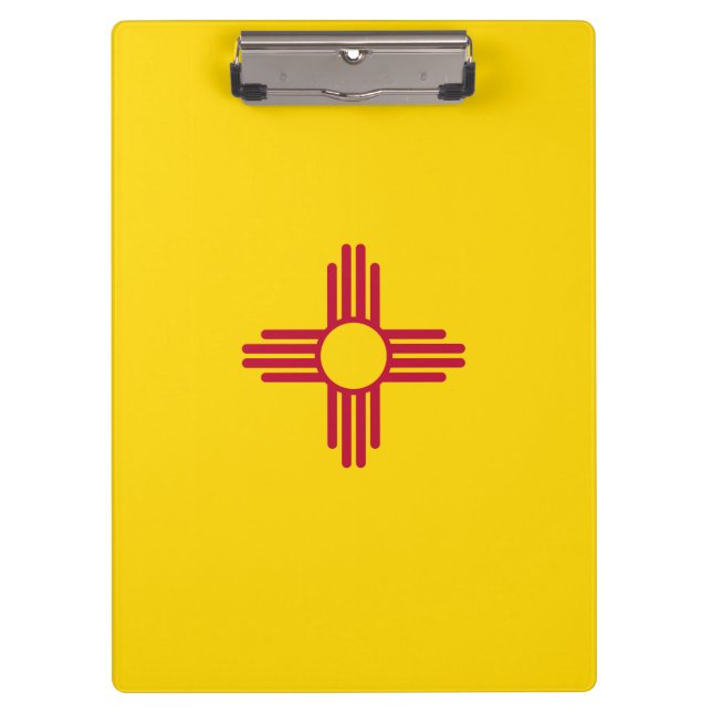 New Mexico (US State) Flag Clipboard (Front)