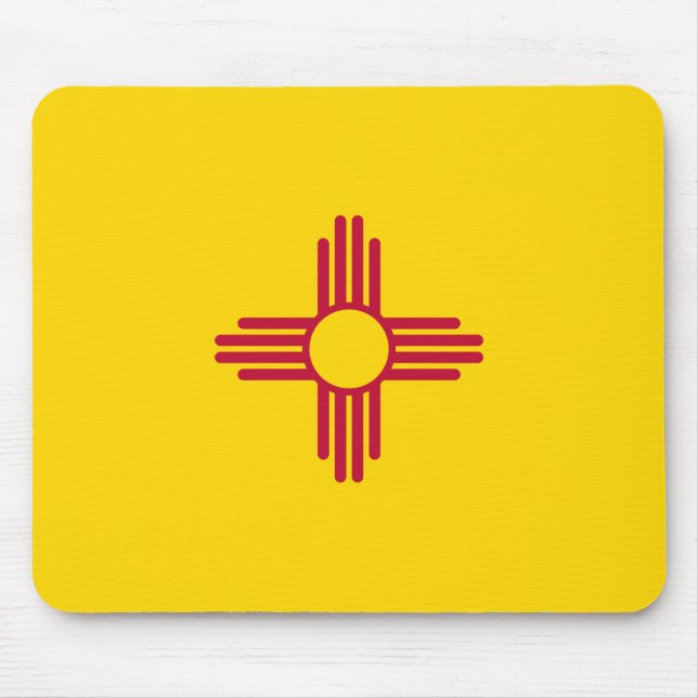 New Mexico (US State) Flag Mouse Mat (Front)