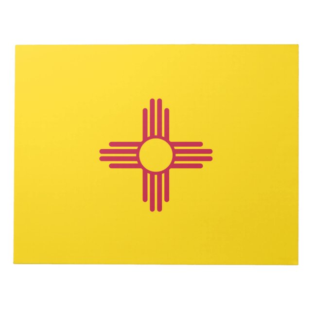 New Mexico (US State) Flag Notepad (Front)