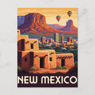New Mexico USA Adobe Towns And Desert Travel 🌵 Postcard