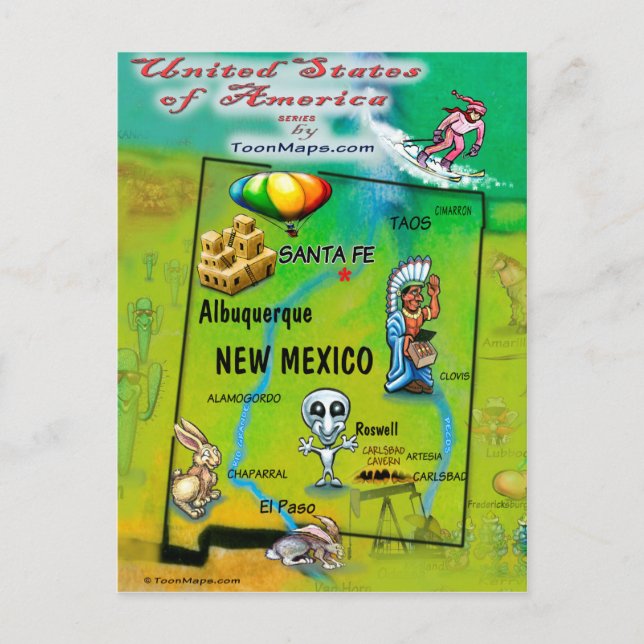 New Mexico USA Card (Front)