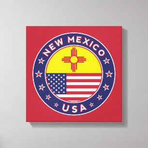 New Mexico, USA States, New Mexico canvas, poster Canvas Print