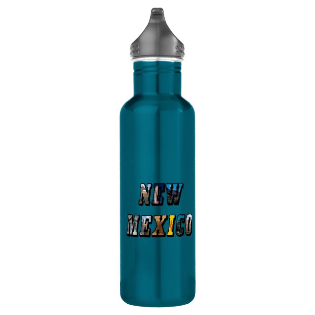 New Mexico, USA Text 710 Ml Water Bottle (Right)