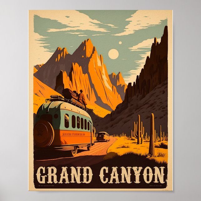 New Mexico Vintage Travel Art Poster (Front)