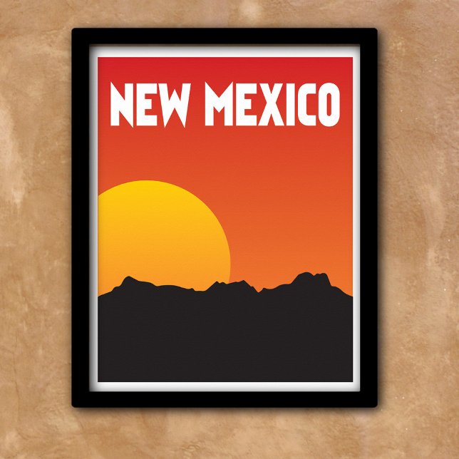 New Mexico vintage travel style Poster (Creator Uploaded)