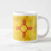 New Mexico Watercolor Flag