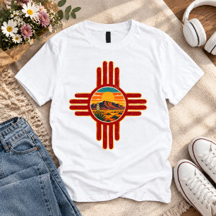 New Mexico Zia Sun Desert Vintage T-shirt