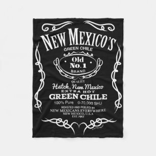 New Mexico's Old No. 1 Hatch Green Chile Novelty D Fleece Blanket