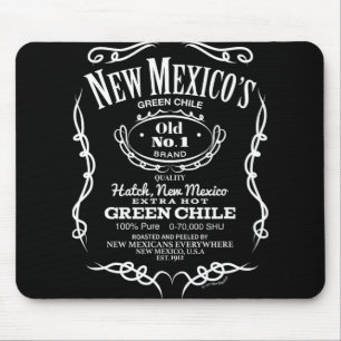 New Mexico's Old No. 1 Hatch Green Chile Novelty D Mouse Mat