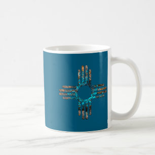 New Mexicos Zia Sun Symbol Coffee Mug