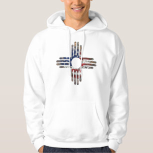New Mexico's Zia Sun Symbol T-Shirt Hoodie