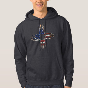 New Mexico's Zia Sun Symbol T-Shirt Hoodie