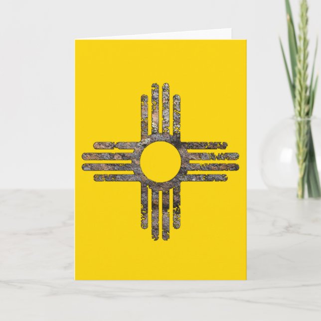 New Mexico's Zia Sun Symbol Talking Canyons, NCard Card (Front)