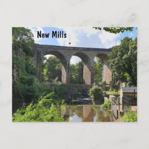 New Mills Torrs Walk Postcard
