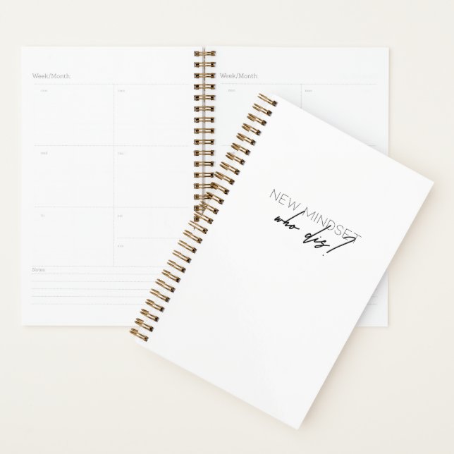 New Mindset Who dis? Daily Planner (Display)