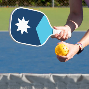 New Minnesota State Flag Pickleball Paddle
