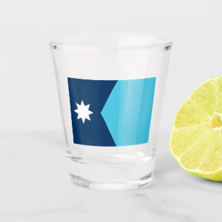 New Minnesota State Flag Shot Glass