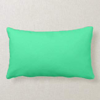 New Mint Green Solid Lumbar Pillow Gift