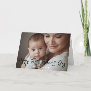 New Mom Happy Mother's Day Photo Greeting Card