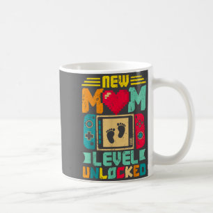 New Mom Level Unlocked Gamer Valentine's Coffee Mug