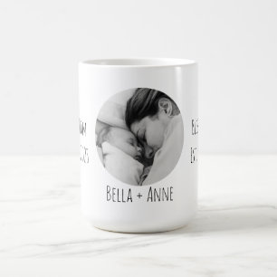 New Mom Personalized Names  One Photo Coffee Mug