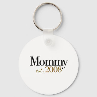 New Mommy Est 2008 Key Ring