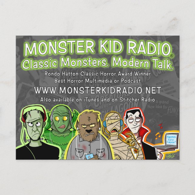 New Monster Kid Radio Card (Front)