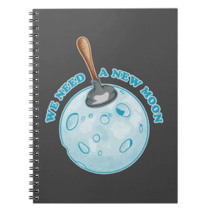 New moon astrology astronomy notebook