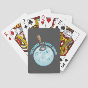 New moon astrology astronomy playing cards
