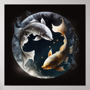New Moon in Pisces Poster