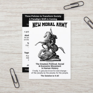 New Moral Army™ Information Cards (100)
